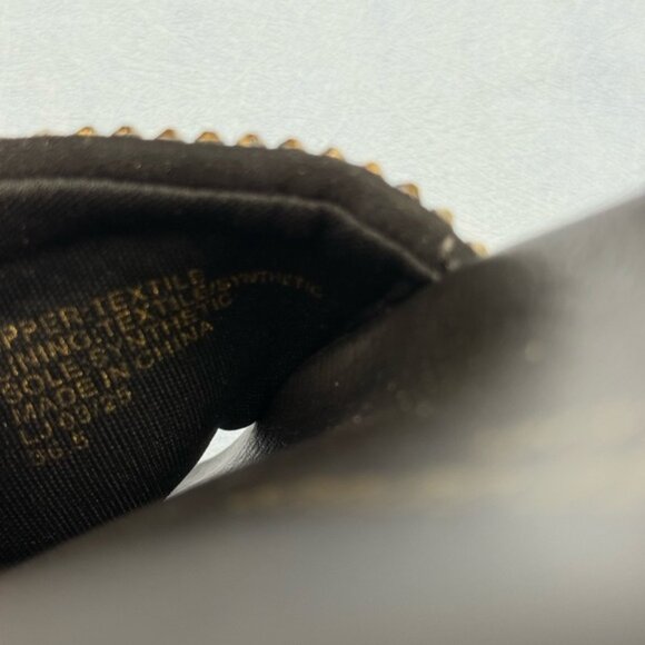 🆕 KURT GEIGER LONDON 🧿 NWOB Meena Eagle Black & Gold Studded Slide, Sz 6.5 - Picture 13 of 13